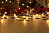 100 Warm White LED Berry String Christmas Lights 100 Warm White LED Berry String Christmas Lights